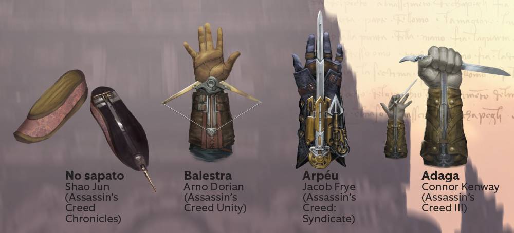 As Armas de Assassin’s Creed