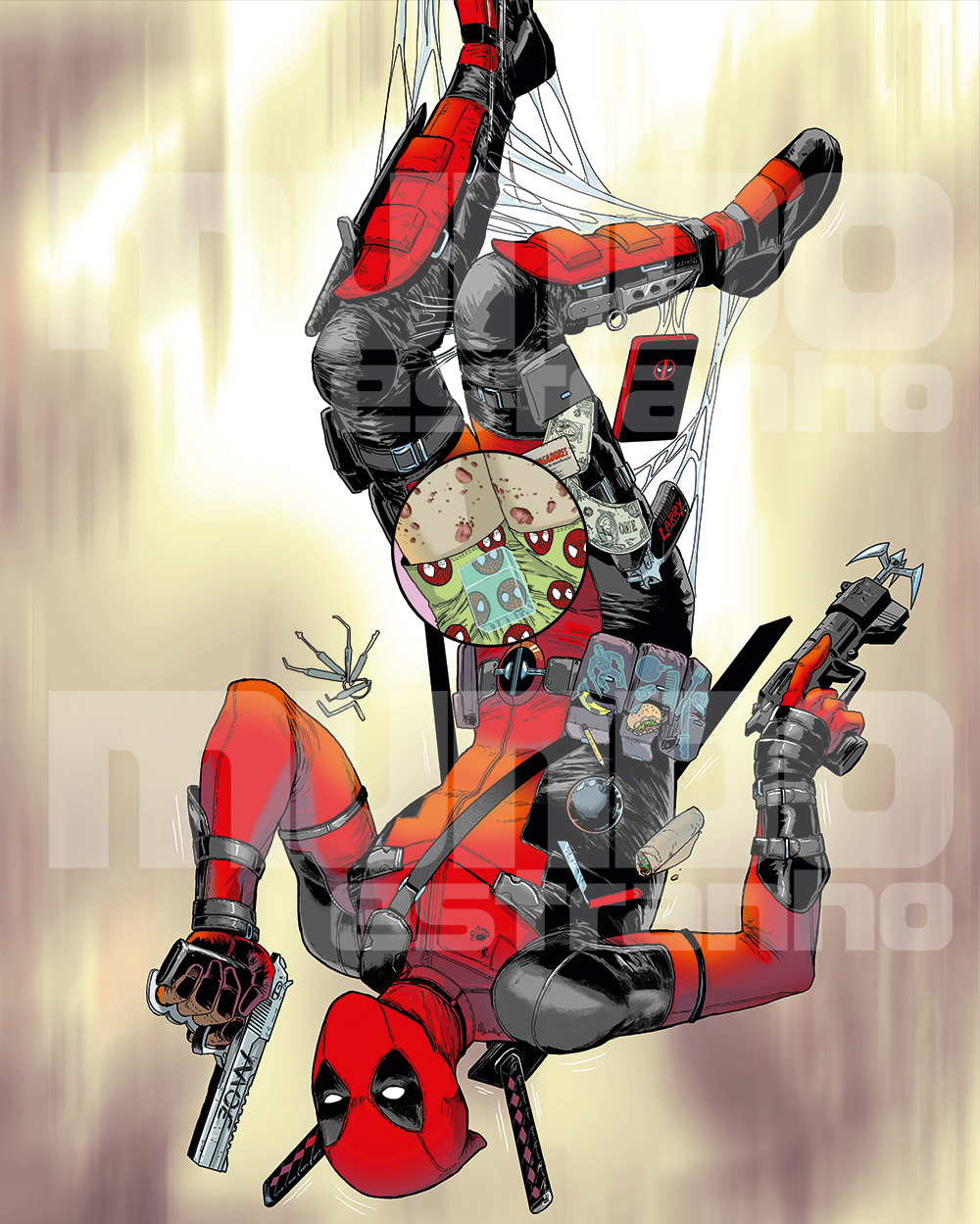 As armas e os poderes de Deadpool