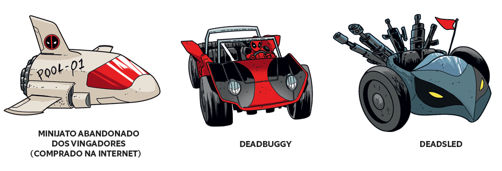 As armas e os poderes de Deadpool As armas e os poderes de Deadpool