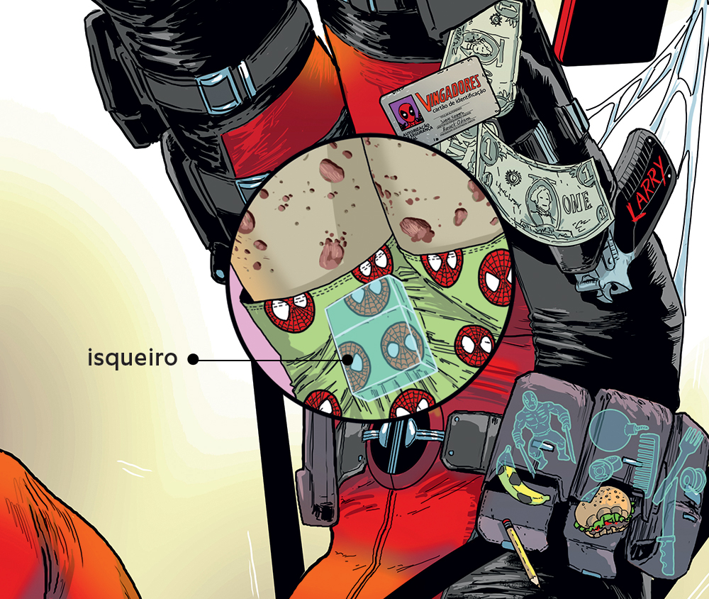 As armas e os poderes de Deadpool As armas e os poderes de Deadpool