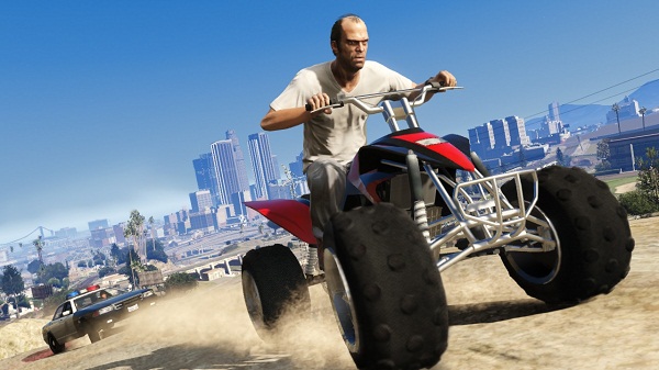 Os cenários do videojogo GTA 5 em Los Ángeles