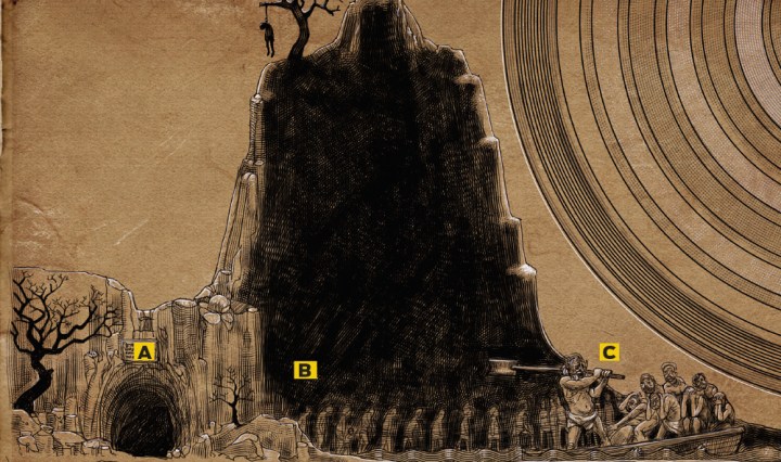 Os nove círculos do Inferno de Dante Alighieri como mapas - Nerdizmo