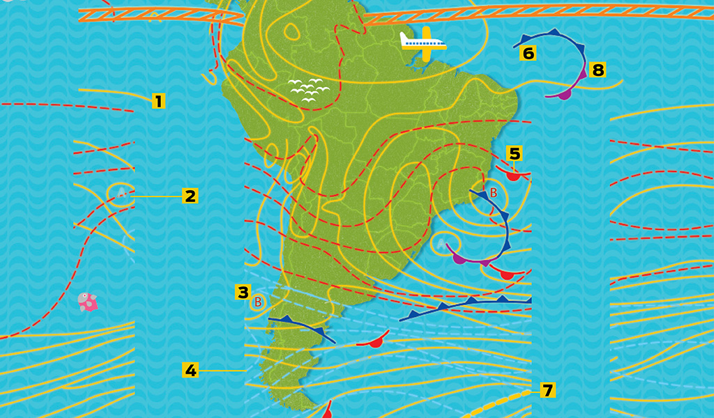 mapa tempo Como é interpretado um mapa do tempo? | Super