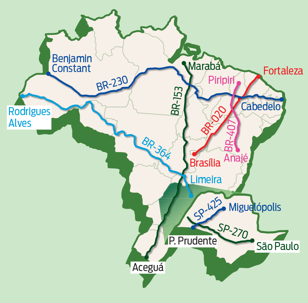 QUIZ: O que você sabe sobre as rodovias que cortam o Brasil?, Minas Gerais