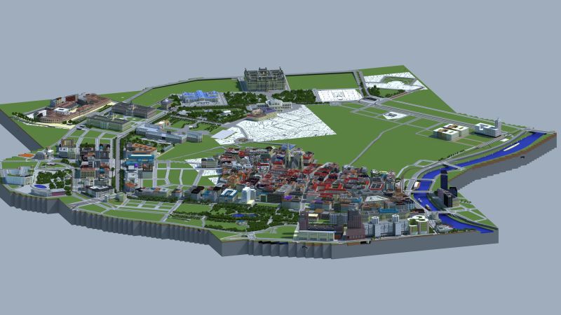 Fãs constroem a cidade de Viena em tamanho real no Minecraft