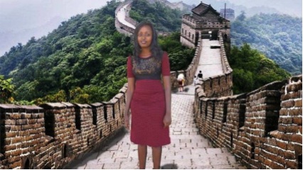 Queniana ganha estágio após fazer montagens de viagem à China