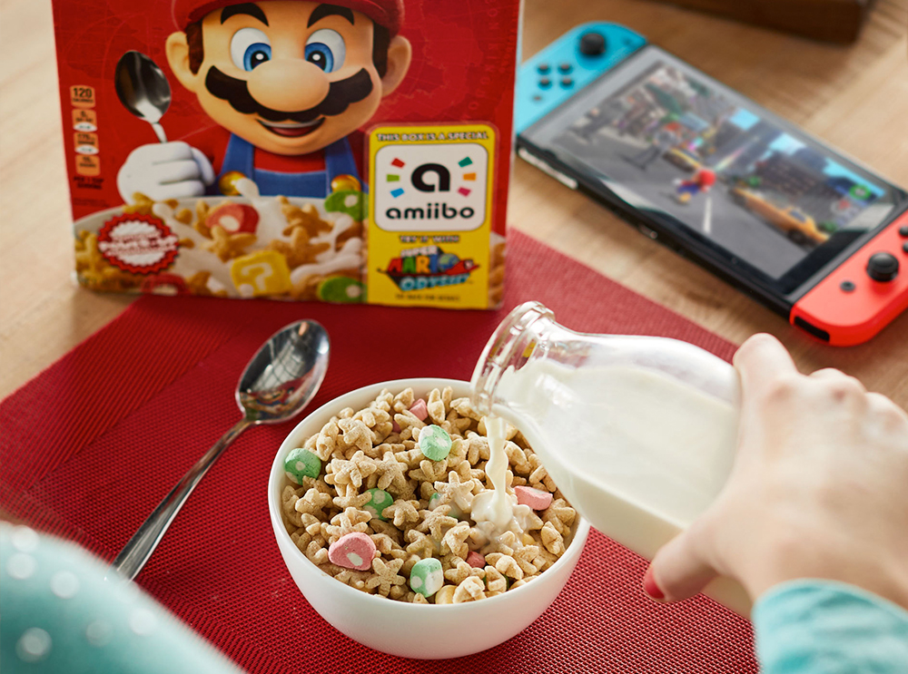 “Super Mario Odyssey” terá um cereal oficial