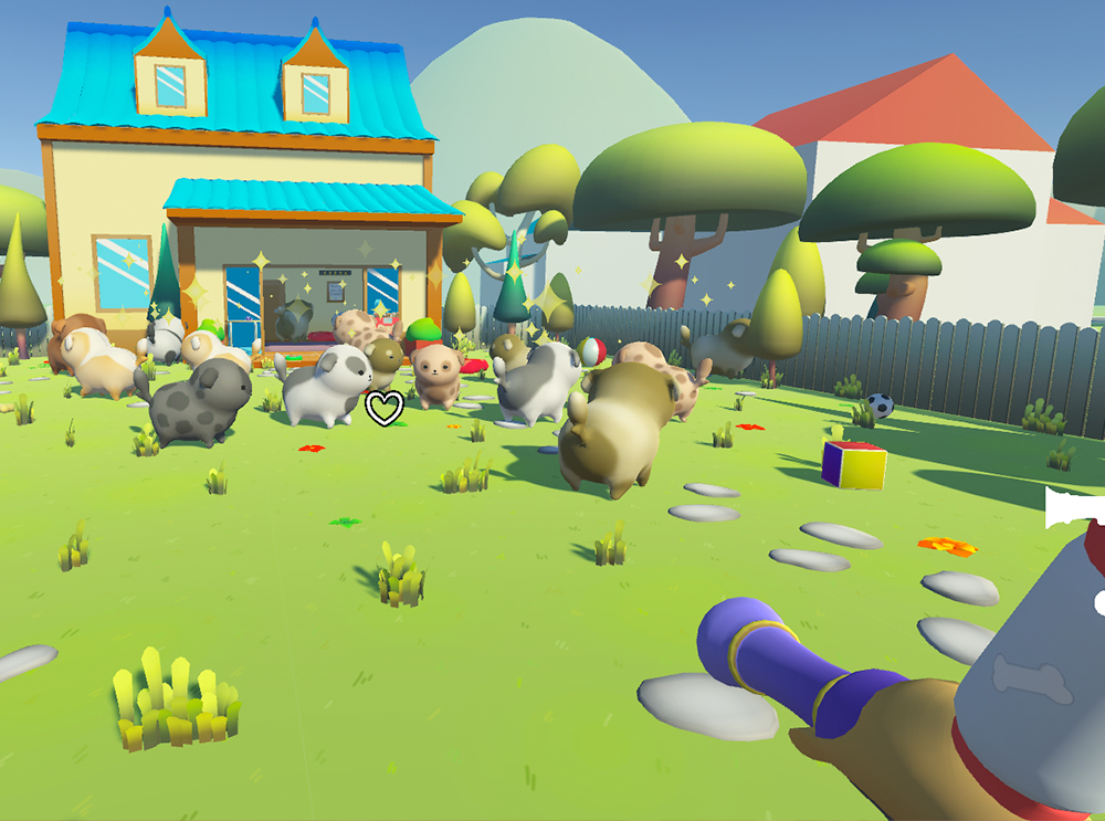 Jogo em creche canina mistura simulação com tiro em primeira pessoa Jogo em creche canina mistura simulação com tiro em primeira pessoa