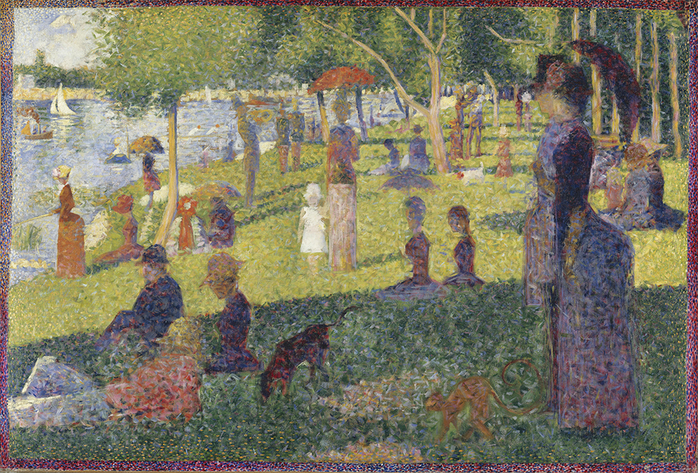 Uma tarde de domingo na ilha de Grande-Jatte (1885)