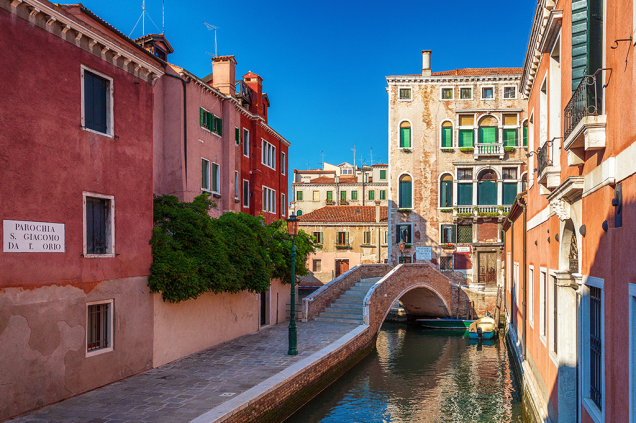 A cidade de Veneza, na Itália