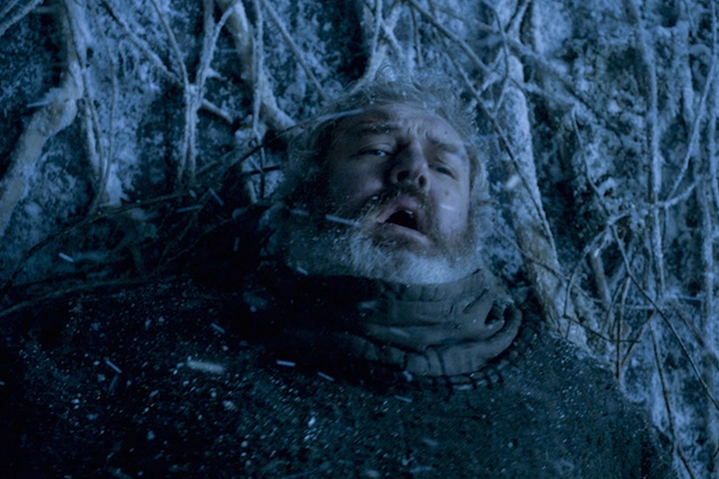 Cena da morte de Hodor, em Game of Thrones.