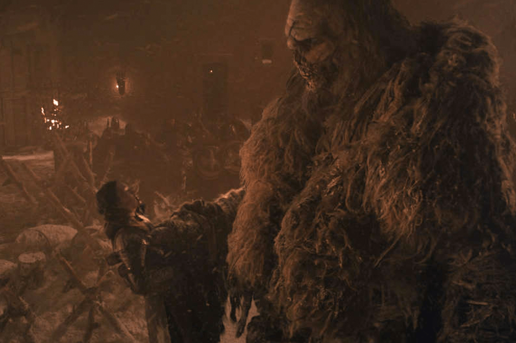 Cena da morte de Lyanna Mormont, em Game of Thrones.