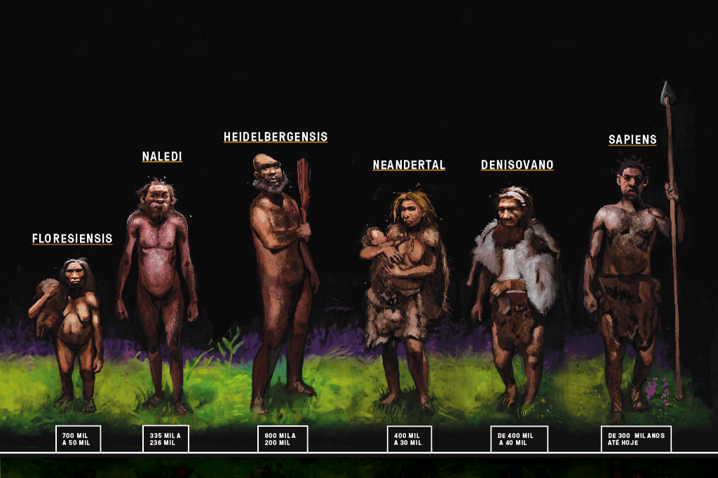 África – berço da humanidade. Linha cronológica.