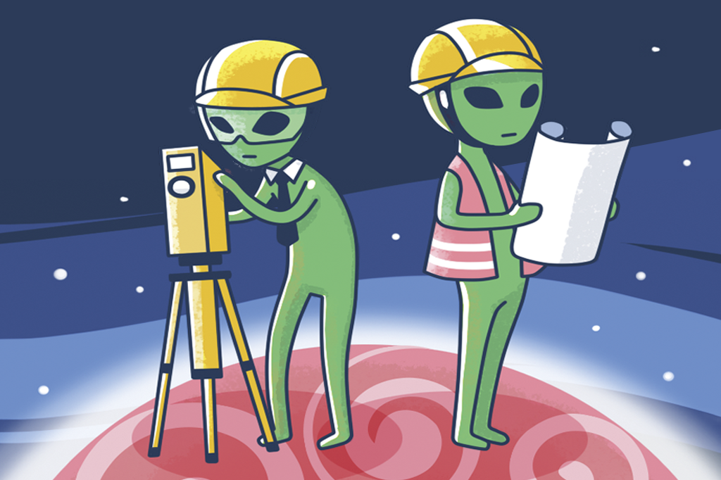 Como se mede relevo em outros planetas, sem o nível do mar de referência?