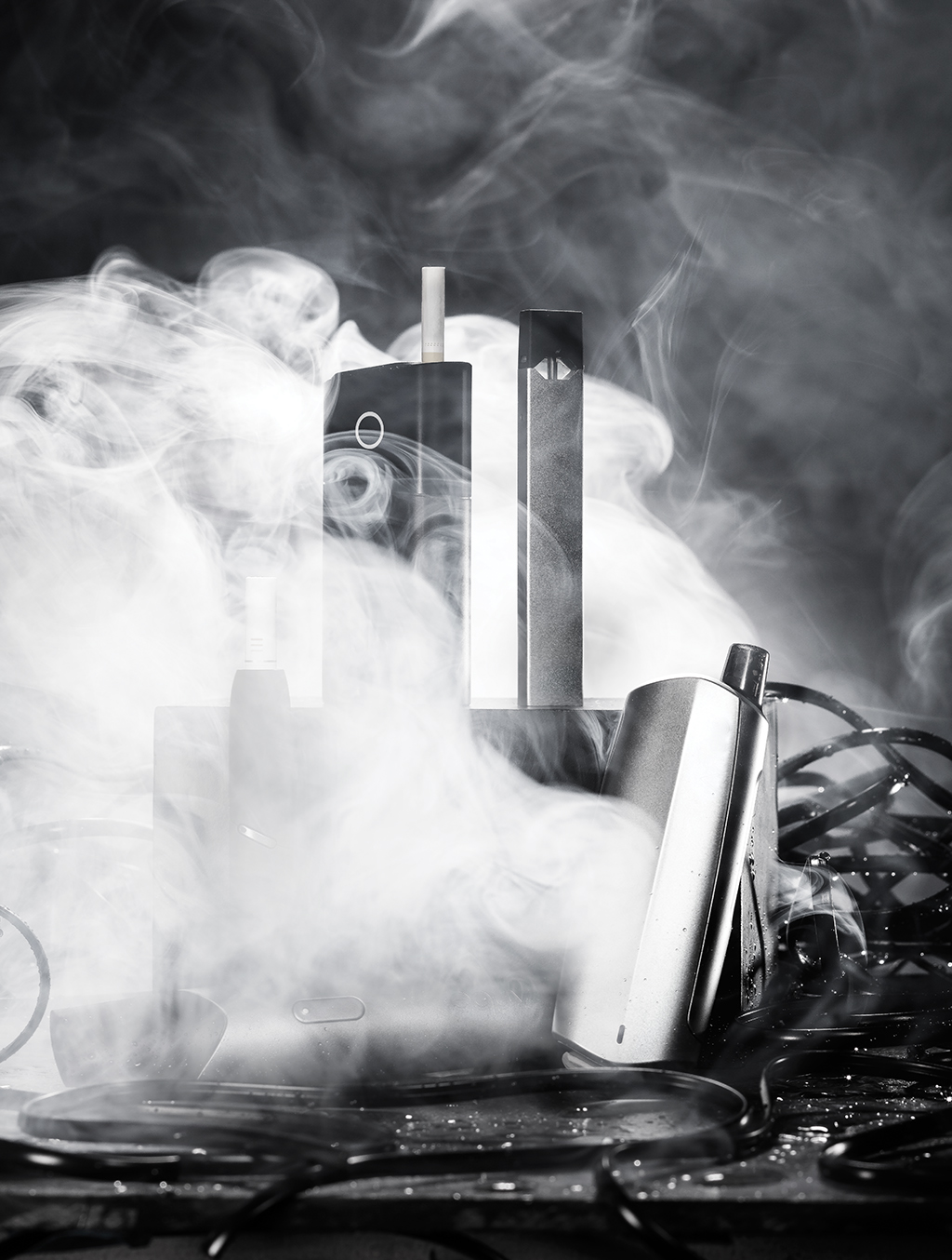 Pesquisas recentes mostram que o vapor de nicotina dos eletrônicos causa câncer de pulmão em ratos de laboratório.