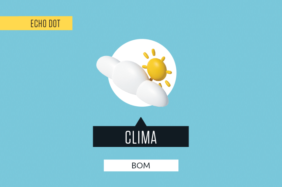 Informa a temperatura mínima e máxima e diz se há previsão de chuva (e em qual parte do dia). Também dá para perguntar sobre o clima do dia seguinte – ou<span class="Apple-converted-space">  </span>em outro lugar.