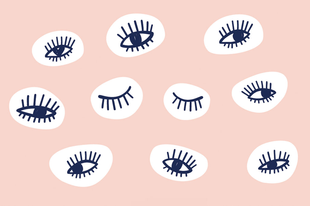 Cílios também ficam brancos com a idade?