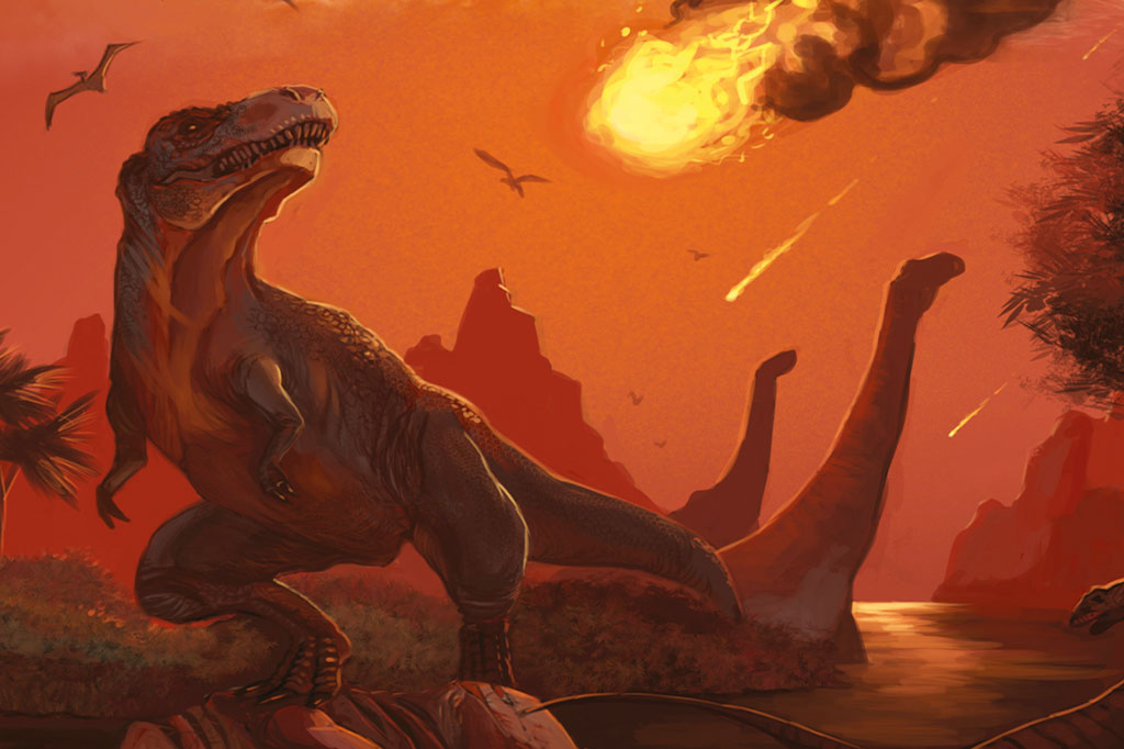 Asteroide que extinguiu dinossauros fez bem às bactérias