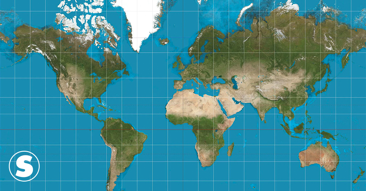 Cientistas criam o mapa do mundo mais - Realidade Simulada