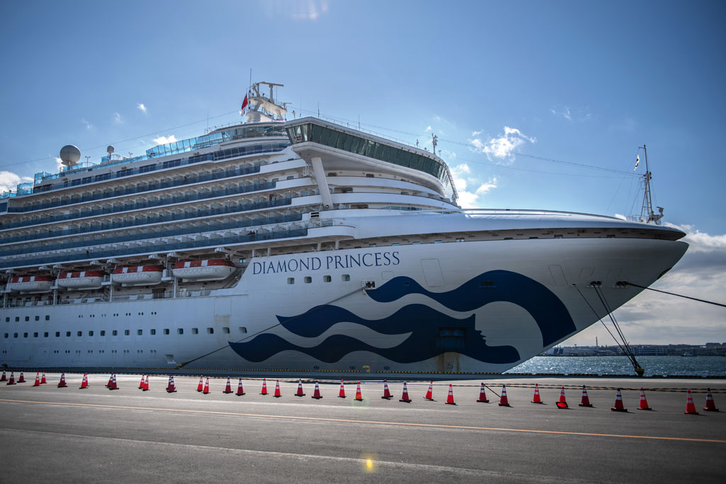 Diamond Princess: resquícios de coronavírus são encontrados a bordo após 17 dias