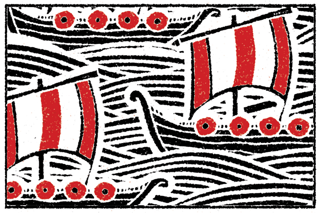 Os saques dos vikings pela Europa