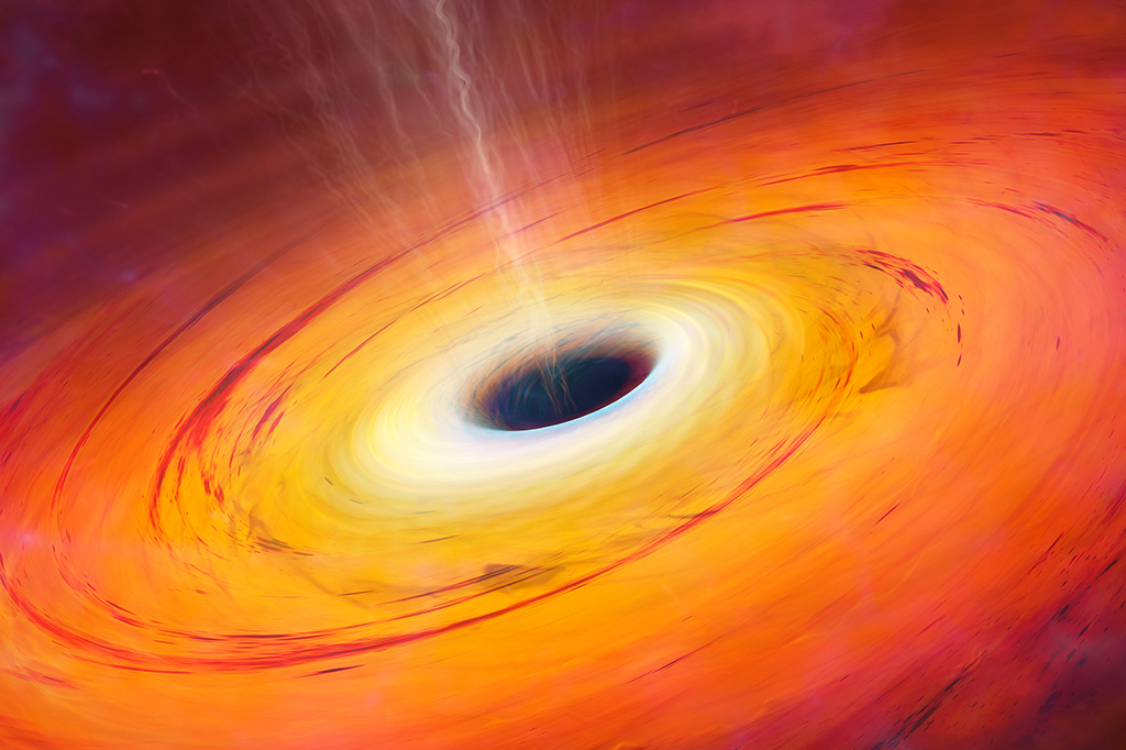 Um buraco negro engoliu algo misterioso a 800 milhões de anos-luz da Terra