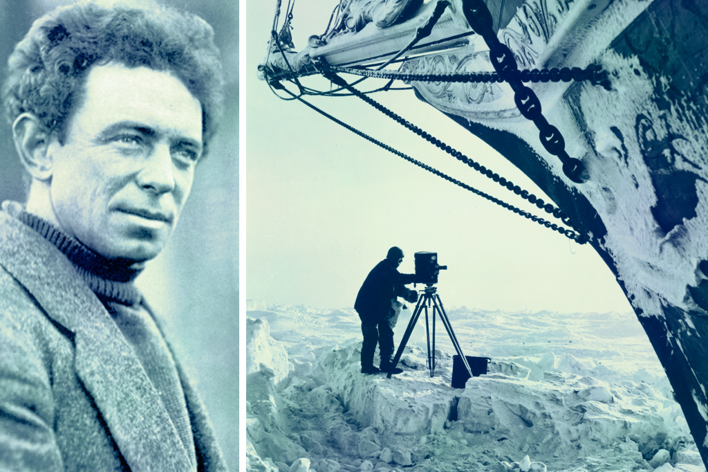 SI_Shackleton_Odisseia_Frank <strong>O fotógrafo australiano Frank Hurley em ação – testemunha ocular da história.</strong>