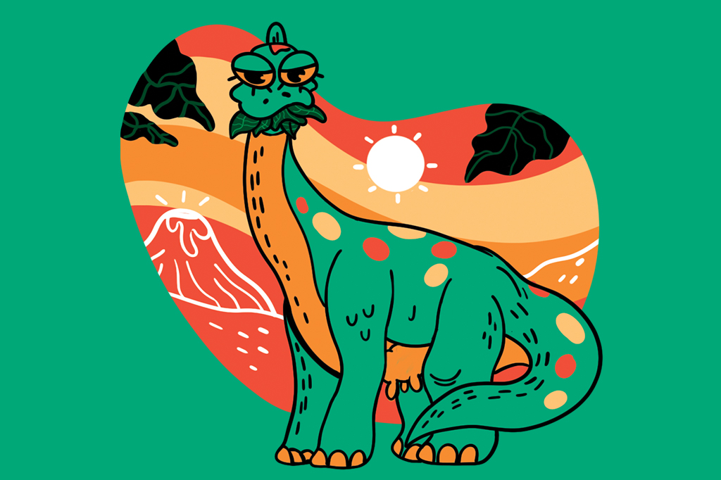 Os dinos herbívoros pescoçudos eram ruminantes como as vacas?