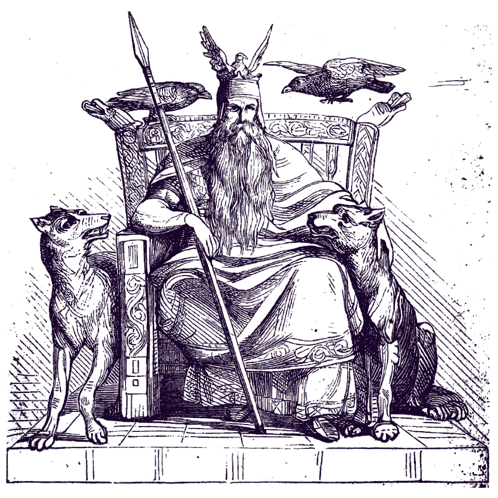 <strong>Além dos corvos, outros companheiros de Odin eram os lobos Freki e Geri.</strong>