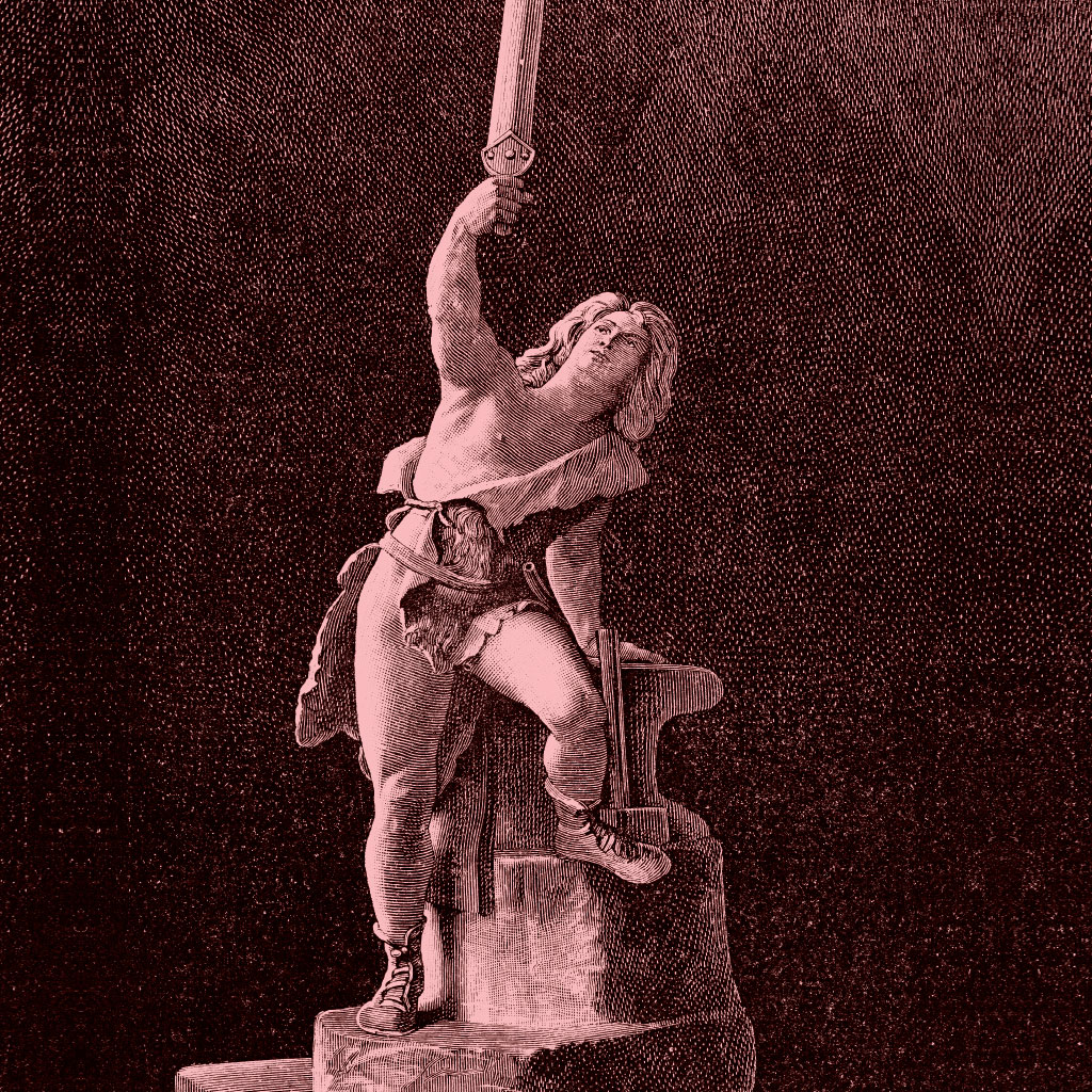 <strong>Estátua de Siegfried, nome dado a Sigurd nos países de língua alemã.</strong>