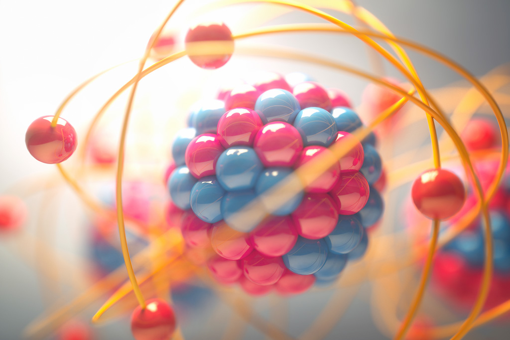 Se o elétron é negativo e o núcleo é positivo, por que o elétron não “cai”?