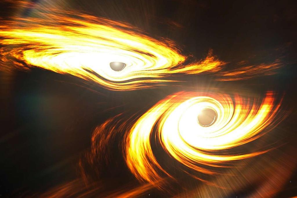 Astrônomos detectam a maior colisão de buracos negros já registrada