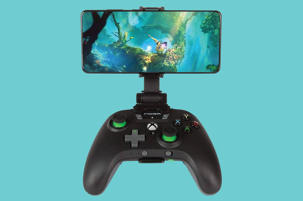 Um Xbox dentro do celular