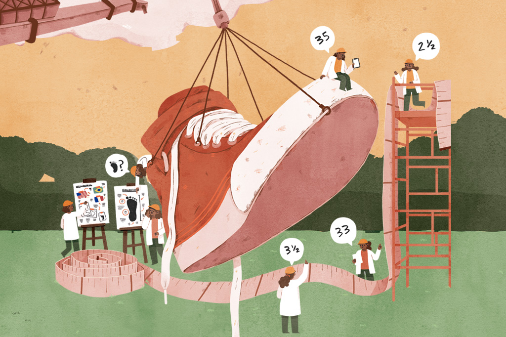 O que significa a numeração dos sapatos?