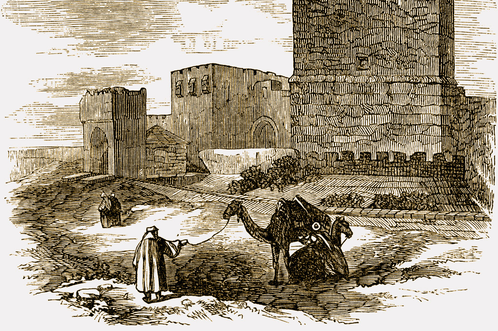 SI_Deus_Cap_4_7 <strong>Jerusalém retratada em imagem do século 19, antes de se modernizar.</strong>
