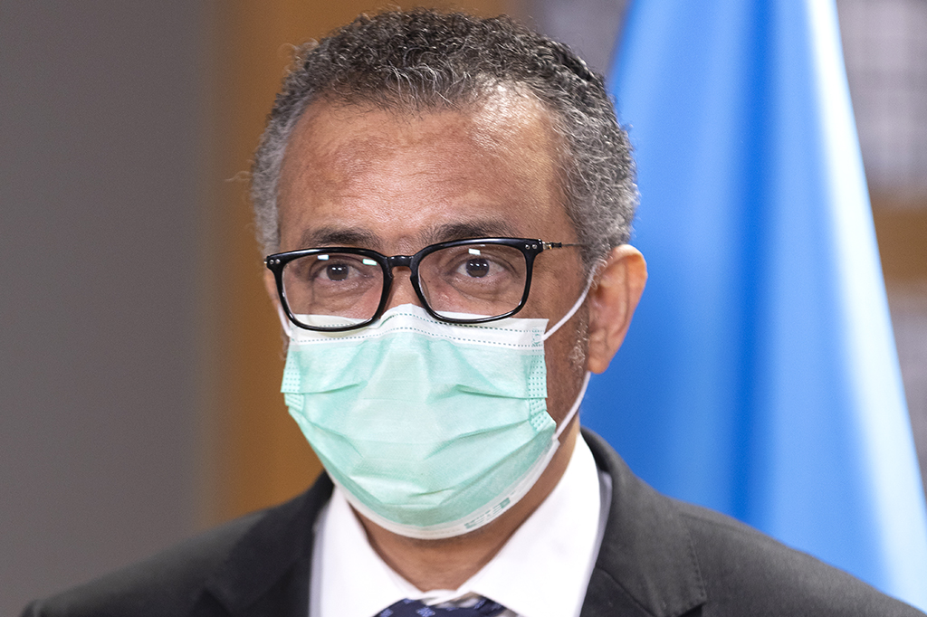 Tedros Adhanom, diretor-geral da Organização Mundial da Saúde.
