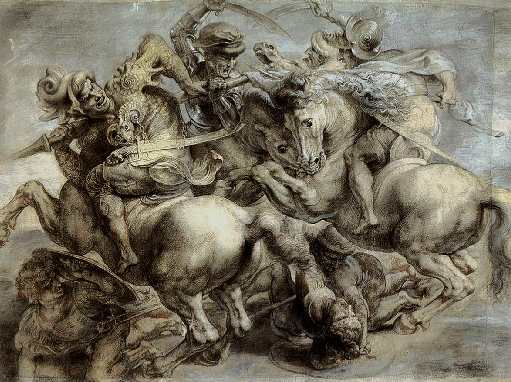 A Batalha de Anghiari.