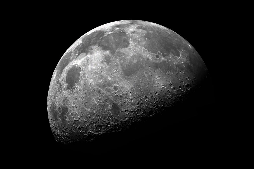 Foto da lua.