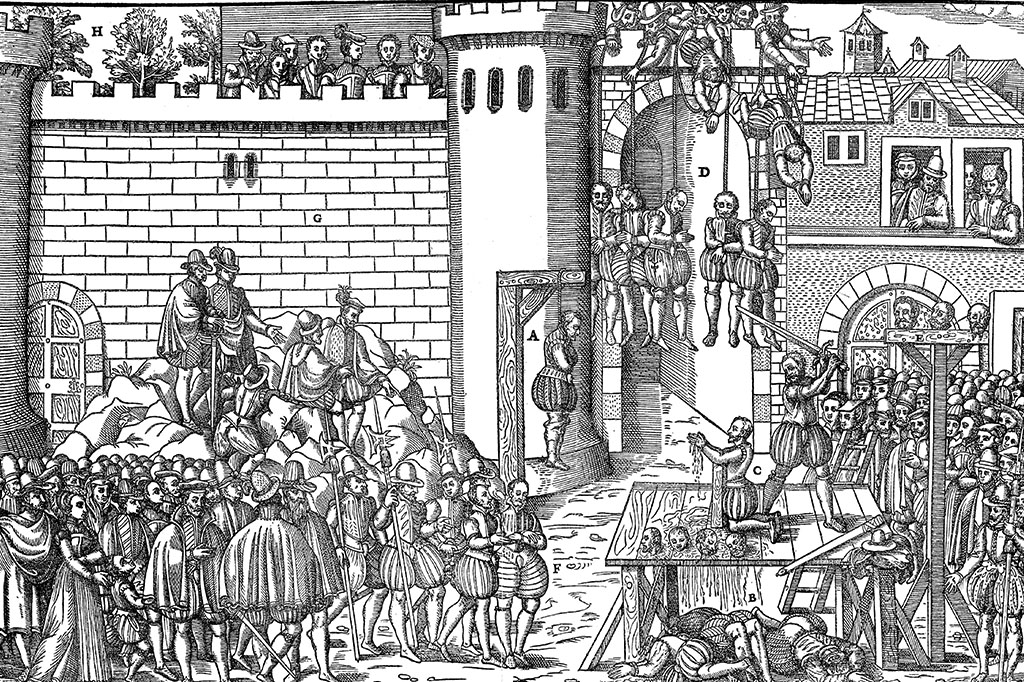 Execução de conspiradores em Amboise.