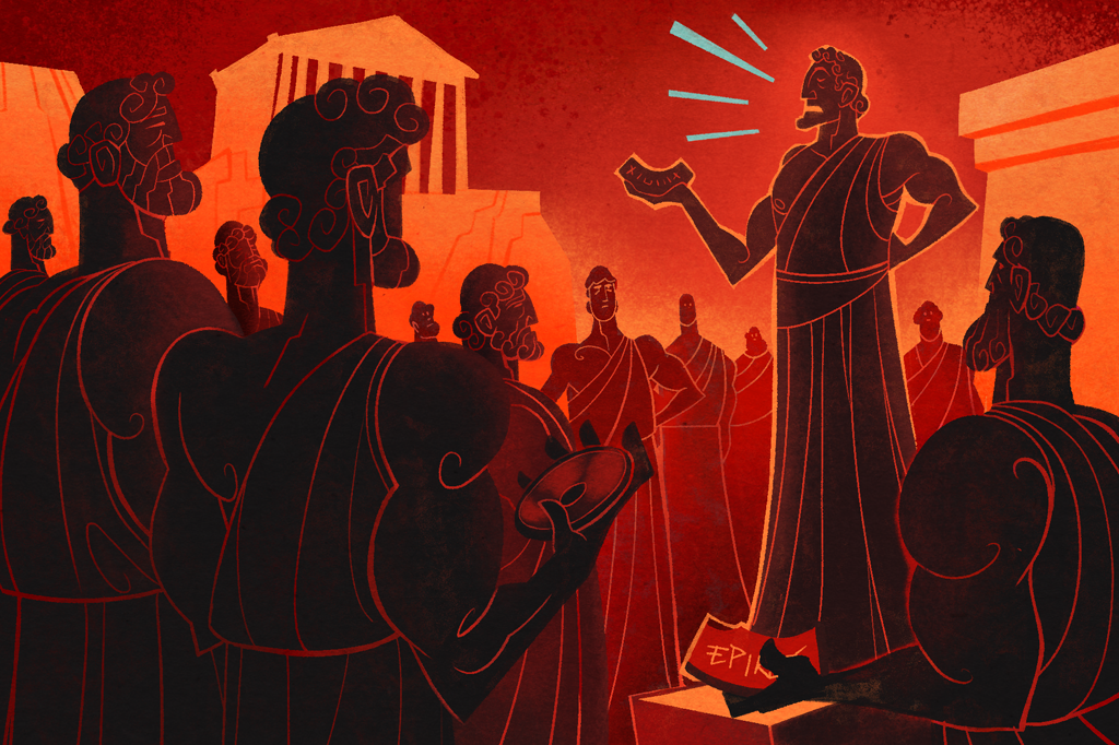 Ostracismo: o “rei do camarote” de Atenas foi exilado duas vezes.