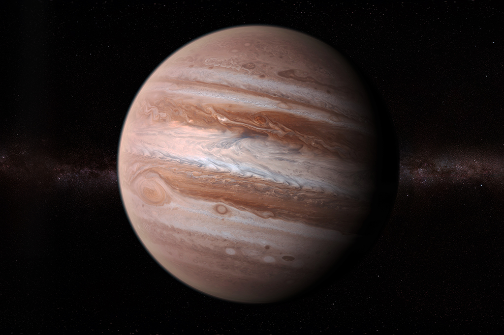 Ilustração de Júpiter.