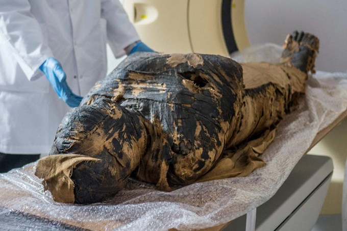 Pela primeira vez, pesquisadores descobrem múmia egípcia grávida