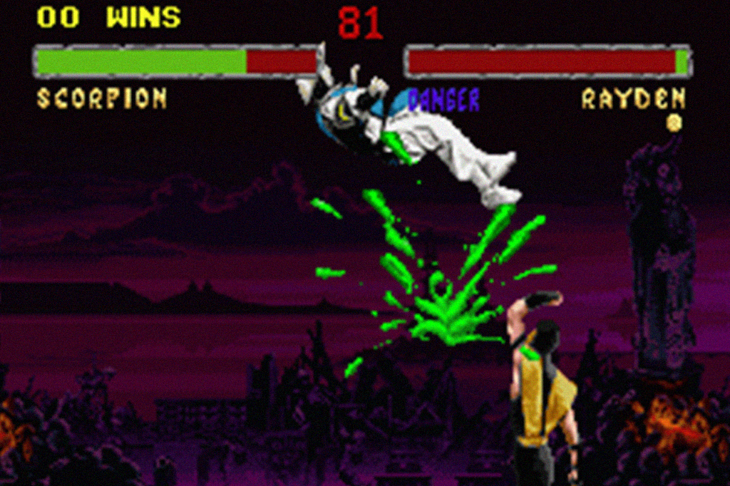 Imagem do jogo, Mortal Kombat.