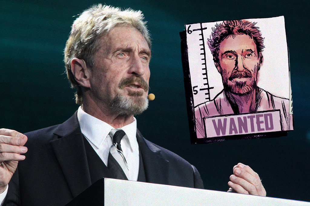 Foto de John McAfee.