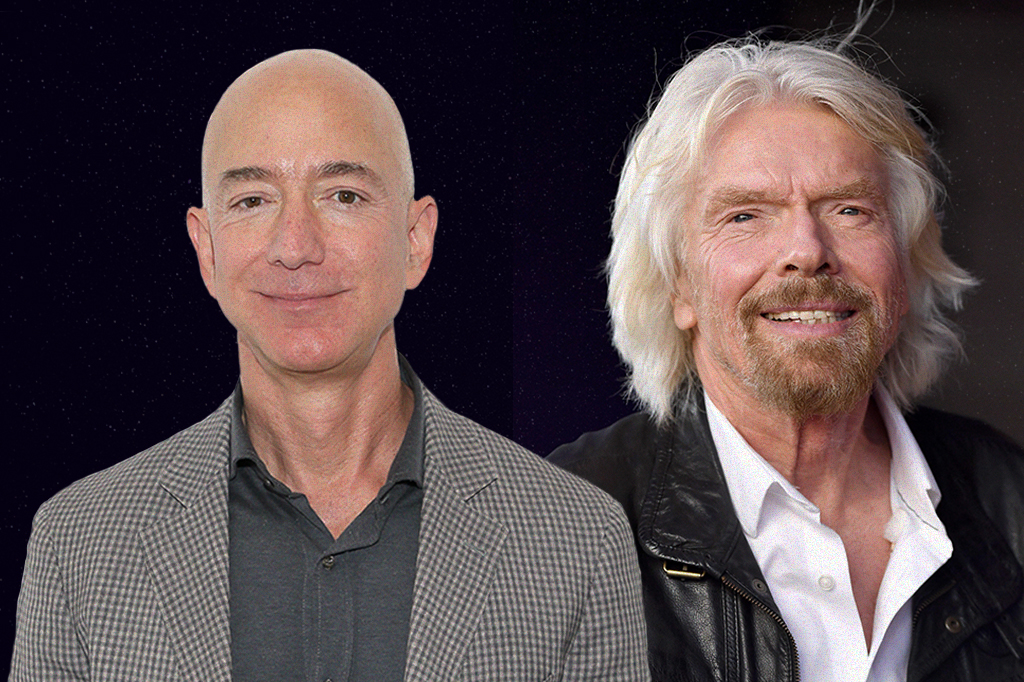Jeff Bezos Vai Ao Espa O E Diz Que O Rival Richard Branson N O Esteve L Super