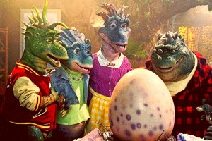 Como era gravada a série “Família Dinossauro”?