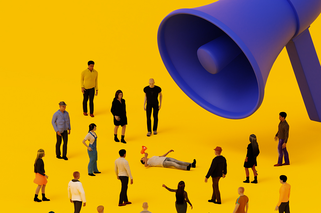 Arma acústica corta a fala humana