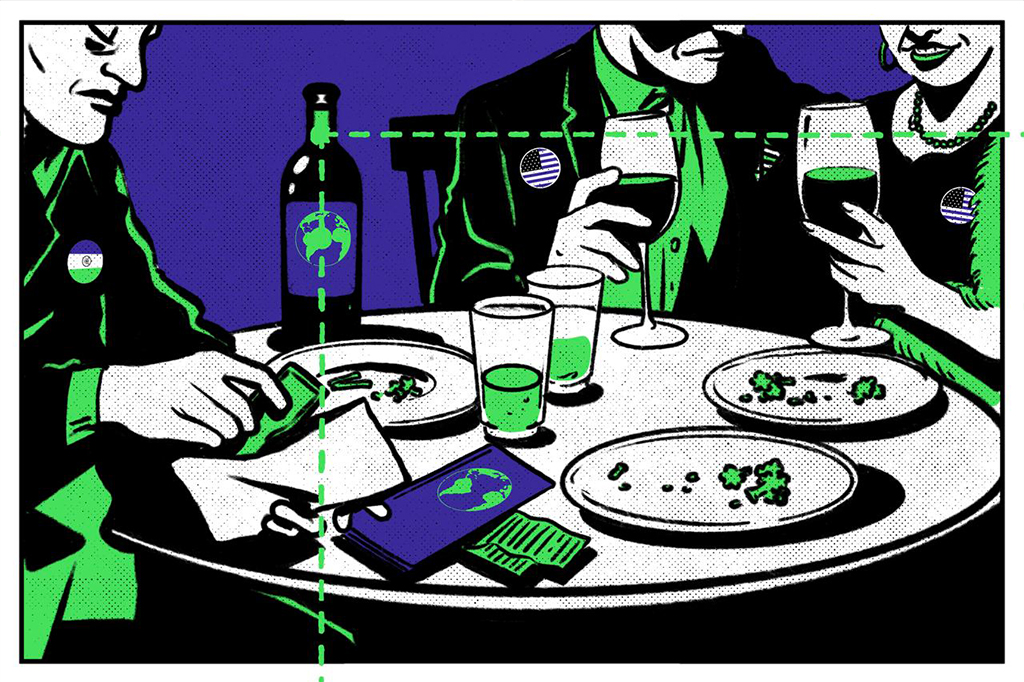 Ilustração da COP26.