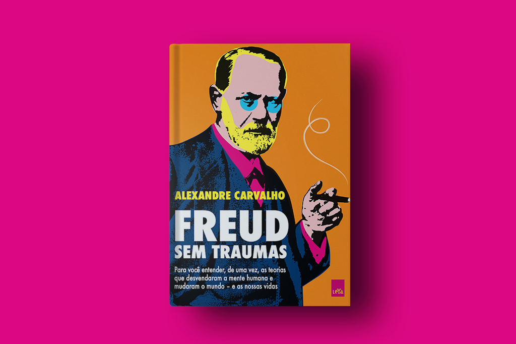 Capa do livro "Freud sem traumas" de Alexandre Carvalho