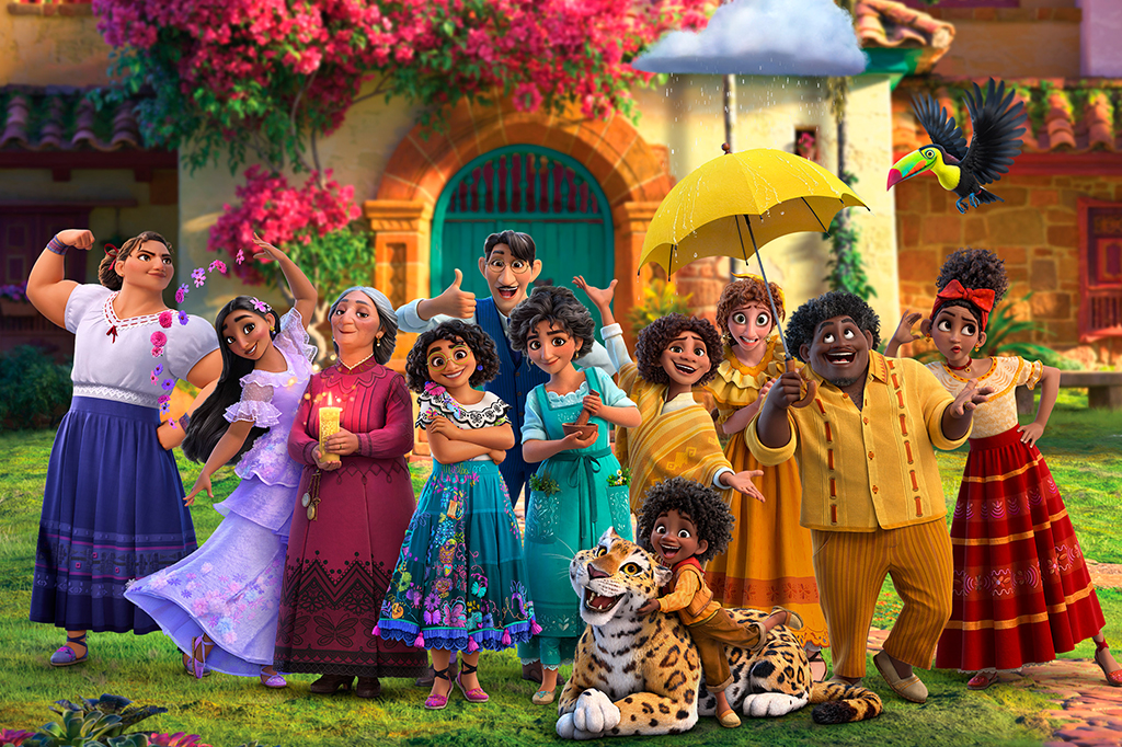 A família Madrigal que estrela o novo filme da Disney "Encanto"
